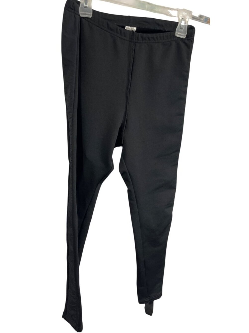 Bellwether Black Cycling Tights Large Nylon Panels Stirrup Style 40e